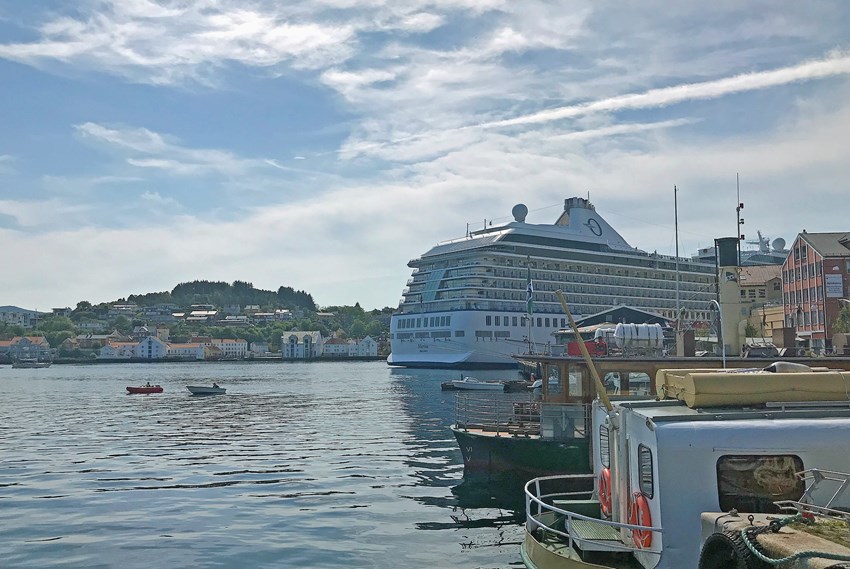 Cruiseskipet «Marina» til kai i Kristiansund. Foto.