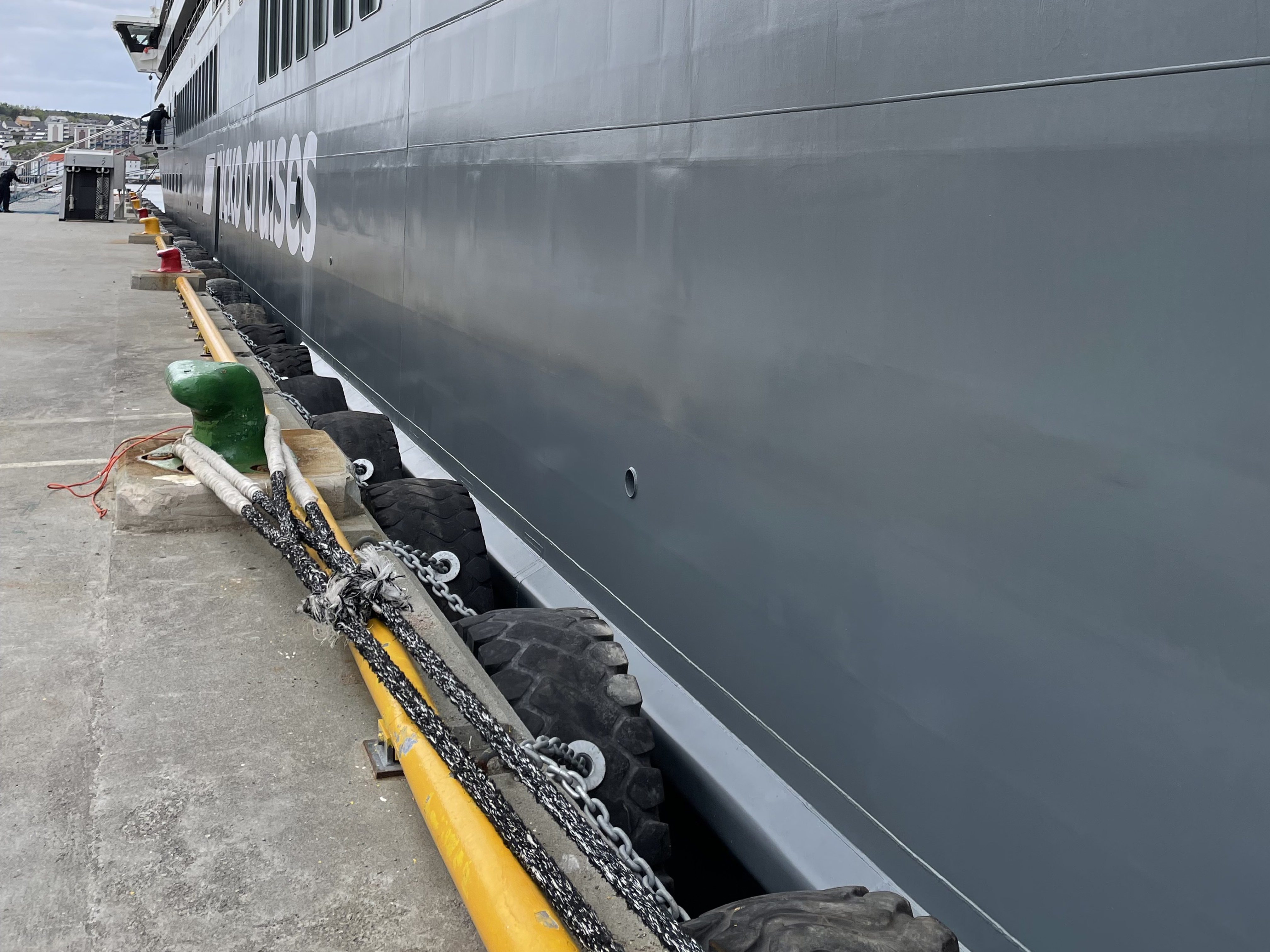 Cruise pier upgraded