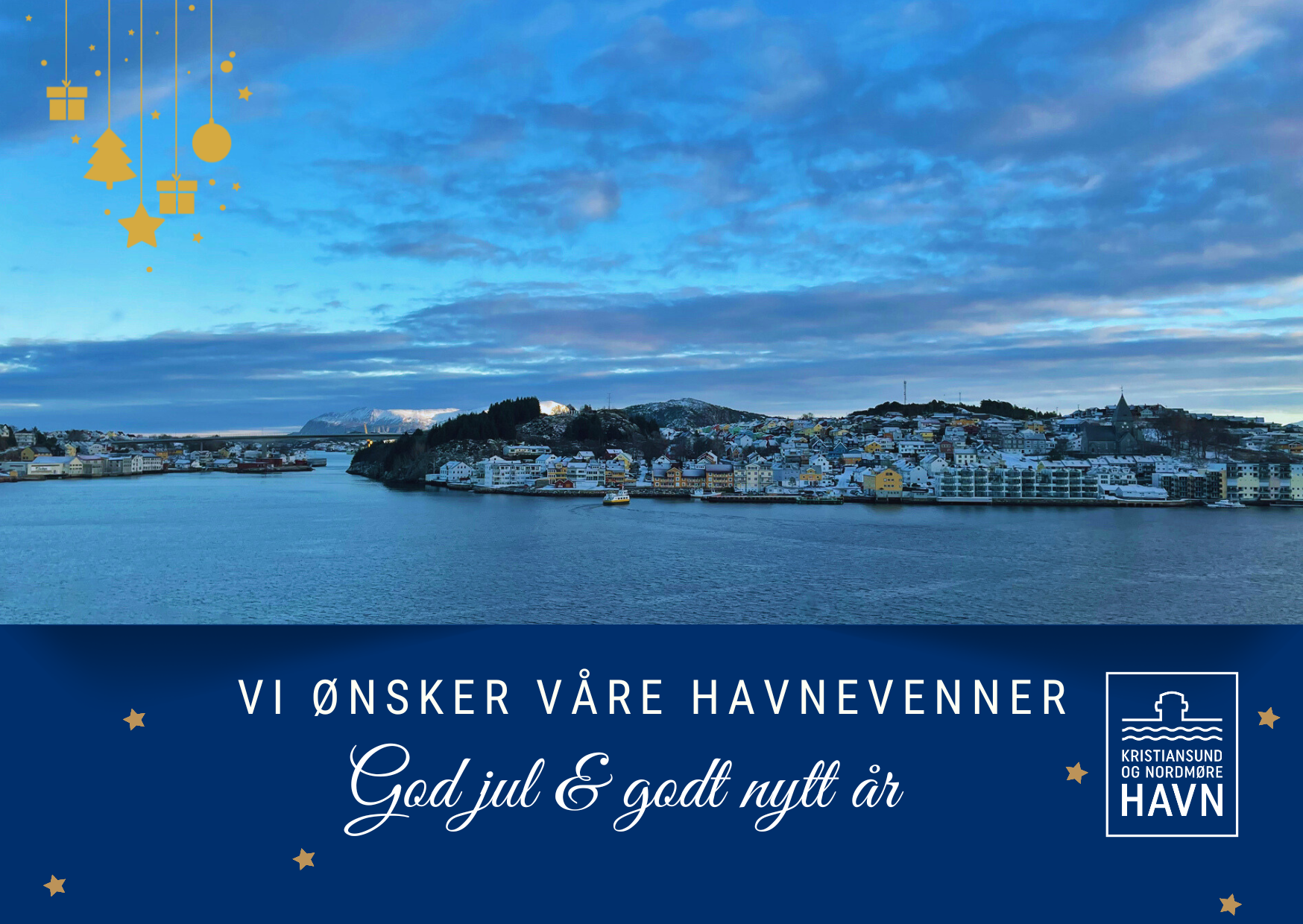 Flaskepost og julehilsen fra KNH 