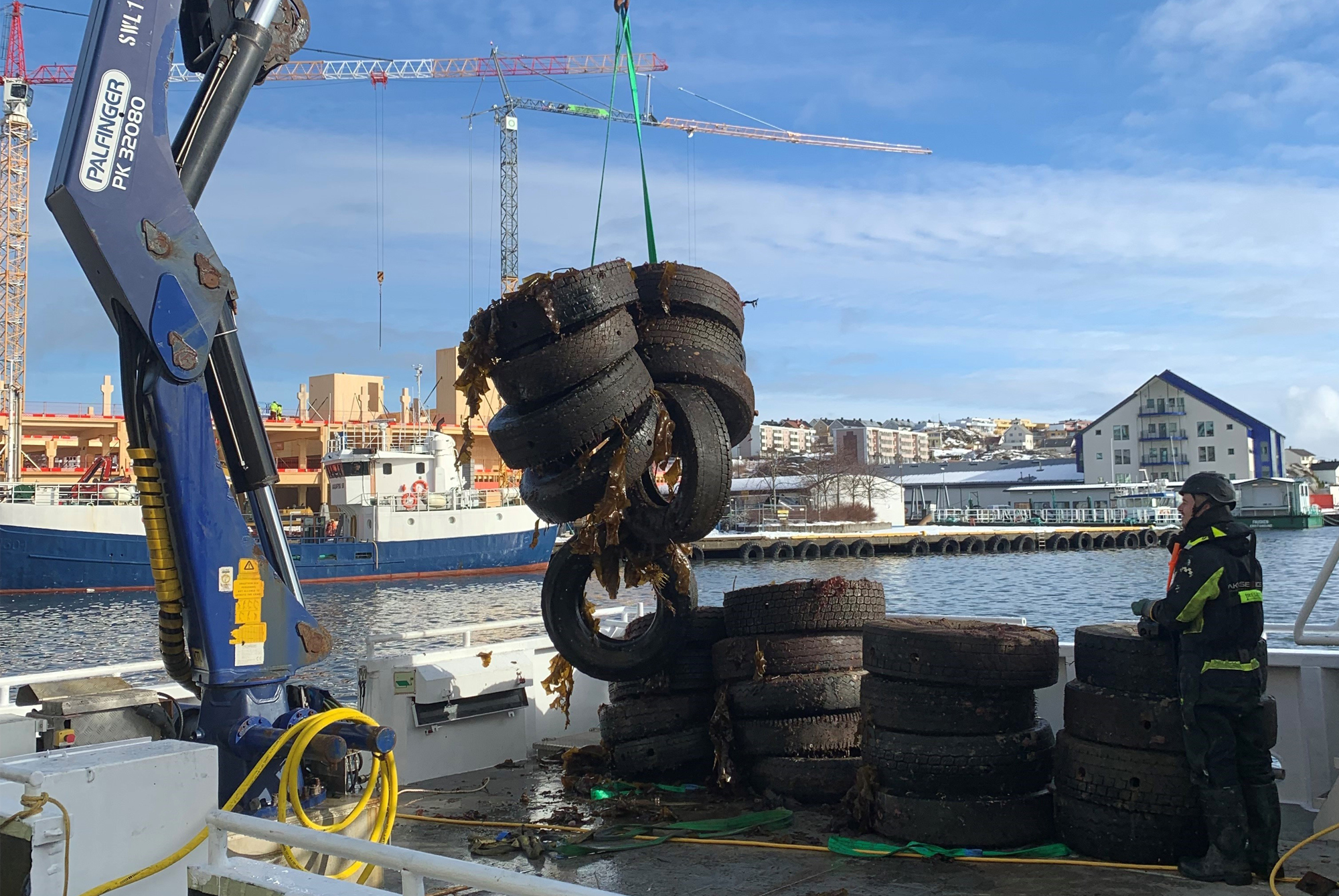 Fjernet 319 dekk i løpet av noen dager