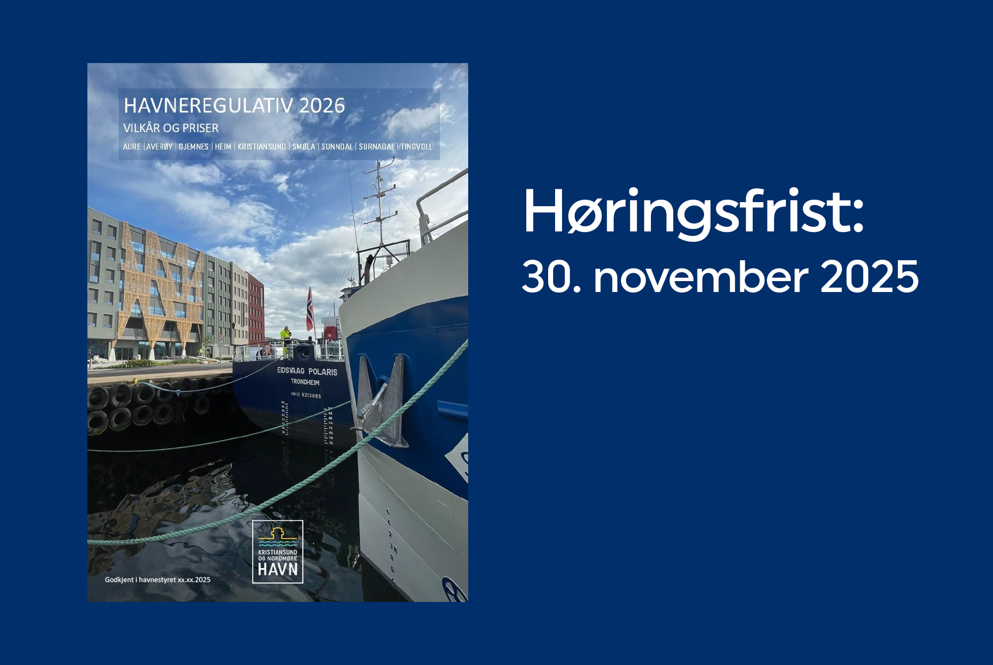 Høringsutkast Havneregulativ 2026