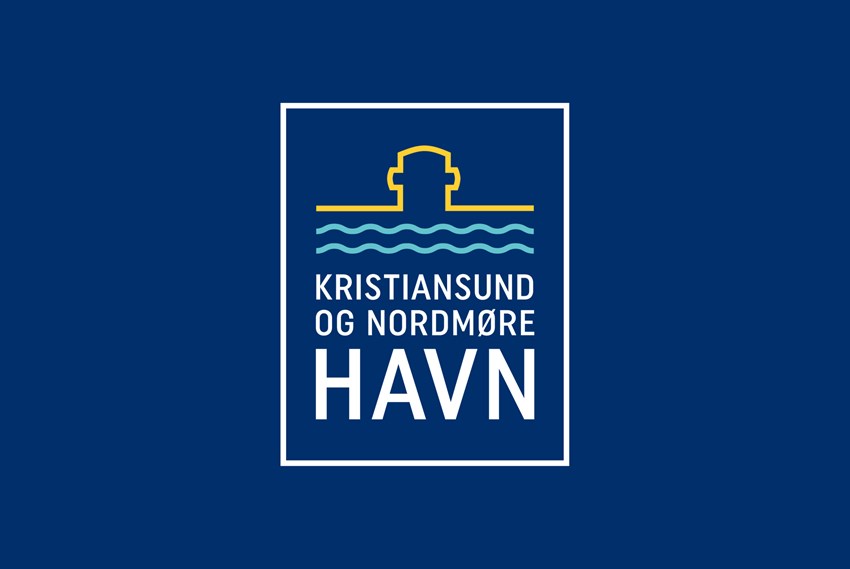 Logo Kristiansund og Nordmøre Havn. Illustrasjon.